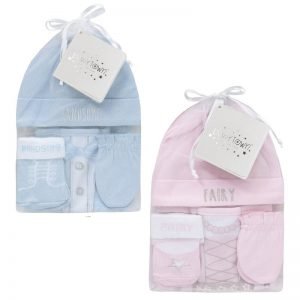 Baby 4 Piece Organza Bag Gift Set