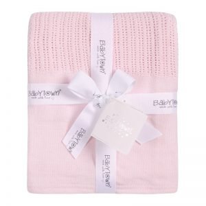 Baby Luxury Heavy Knit Cellular Panel Blanket