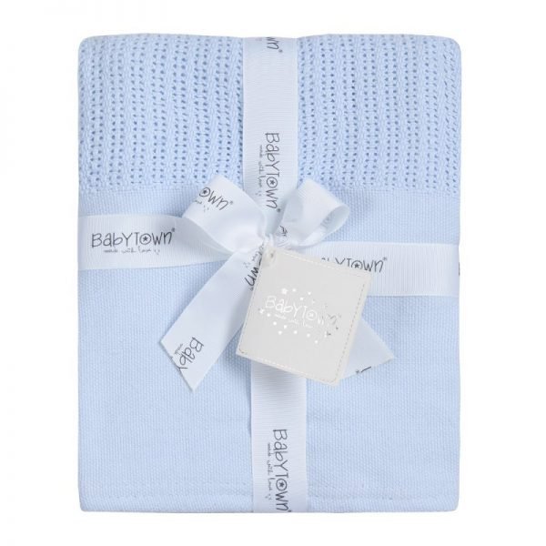 Baby Luxury Heavy Knit Cellular Panel Blanket - Image 6