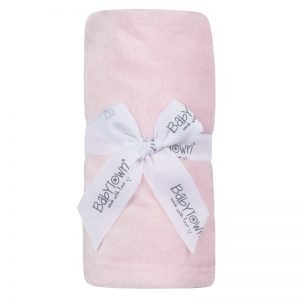 Baby Luxury Plain Plush Roll Blanket