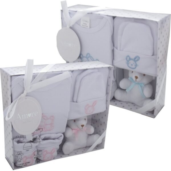 5 Piece Luxury Boxed Gift Set (0-3 Months)