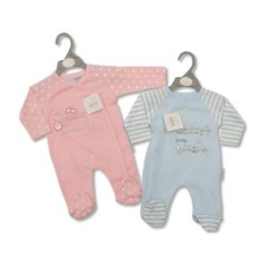 Baby Cotton All in One With Embroidery (Newborn – 6 months)